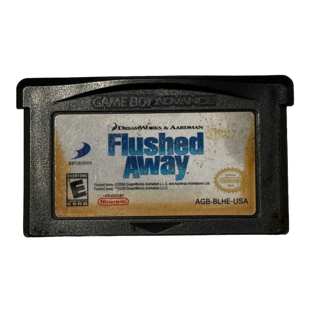 Flushed Away Nintendo GBA 2006 – Used, Boot Tested, Excellent Condition